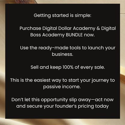 🚀 Digital Boss Academy Vol. 1 + 💻 Digital Dollar Academy