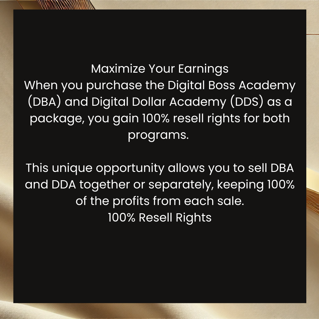 🚀 Digital Boss Academy Vol. 1 + 💻 Digital Dollar Academy