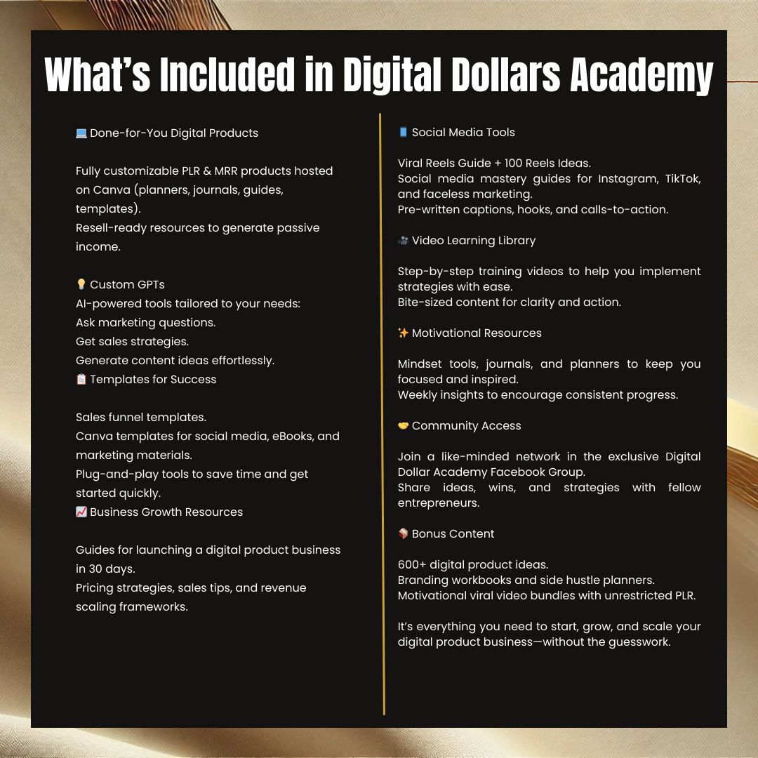🚀 Digital Boss Academy Vol. 1 + 💻 Digital Dollar Academy