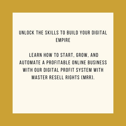 Digital Profit System with 8 Weeks Coaching